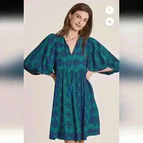 TYLER BOE JANET CREPE TAPESTRY DRESS - Picture 4 of 9